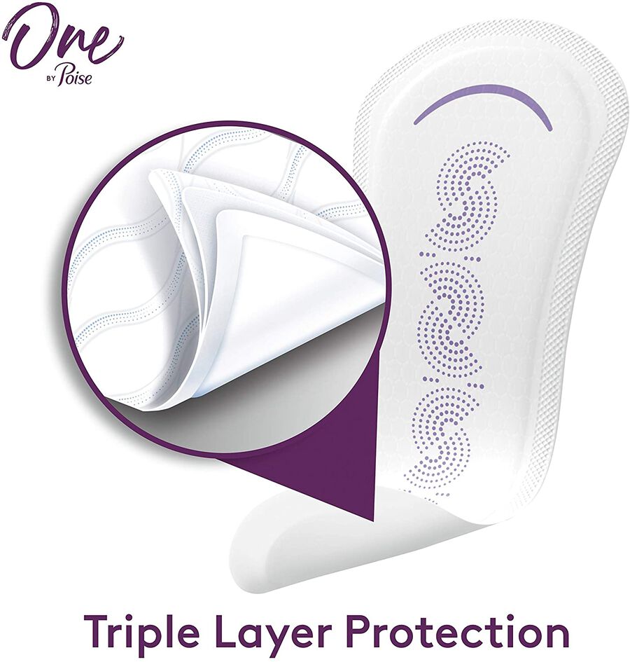 One by Poise Supreme Extra Coverage Wrapped Pantyliner, 50 ct., , large image number 6