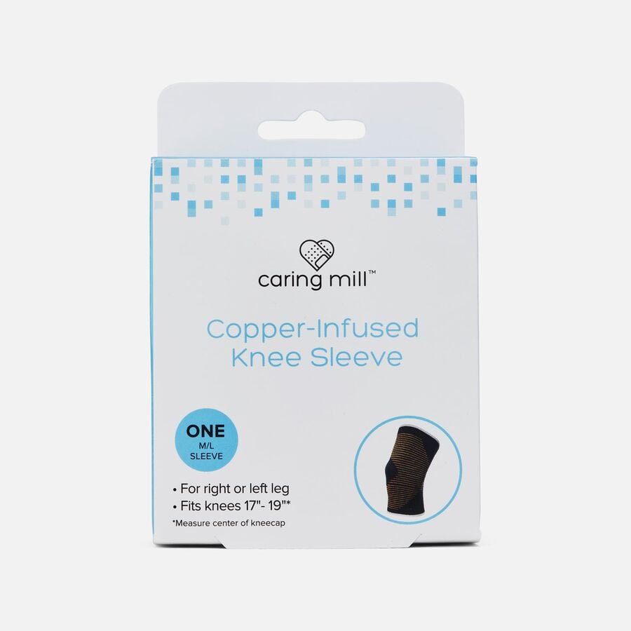 Caring Mill™ Copper-Infused Knee Compression Sleeve, , large image number 0