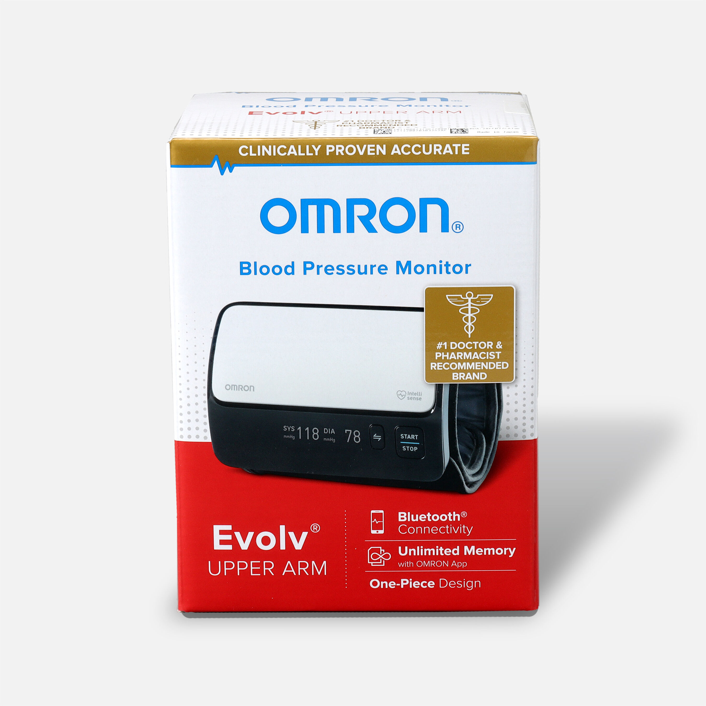 Omron Evolv Wireless Upper Arm Blood Pressure Monitor BP7000
