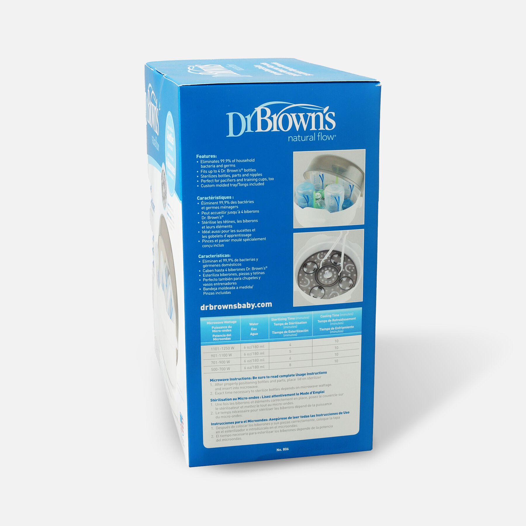 Dr. Brown’s™ Baby Bottle Microwave Steam Sterilizer