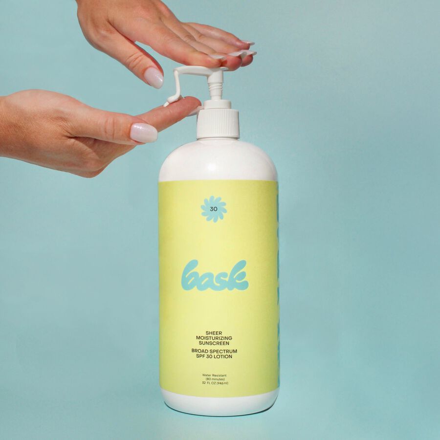 Bask BBL Big Bask Lotion SPF 30 Sheer Moisturizing Lotion, 32 fl oz., , large image number 2