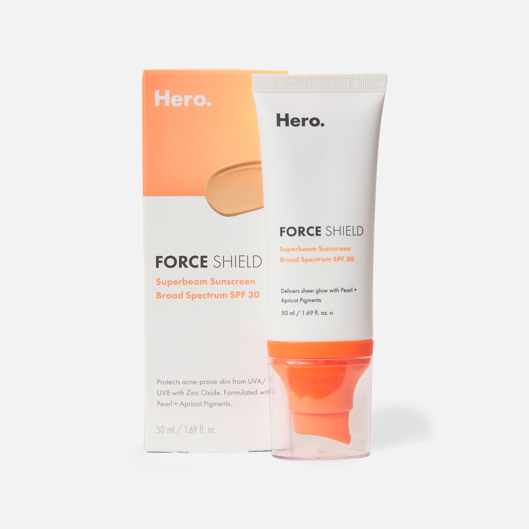 FSA Eligible Hero Cosmetics Force Shield Superbeam Sunscreen Broad