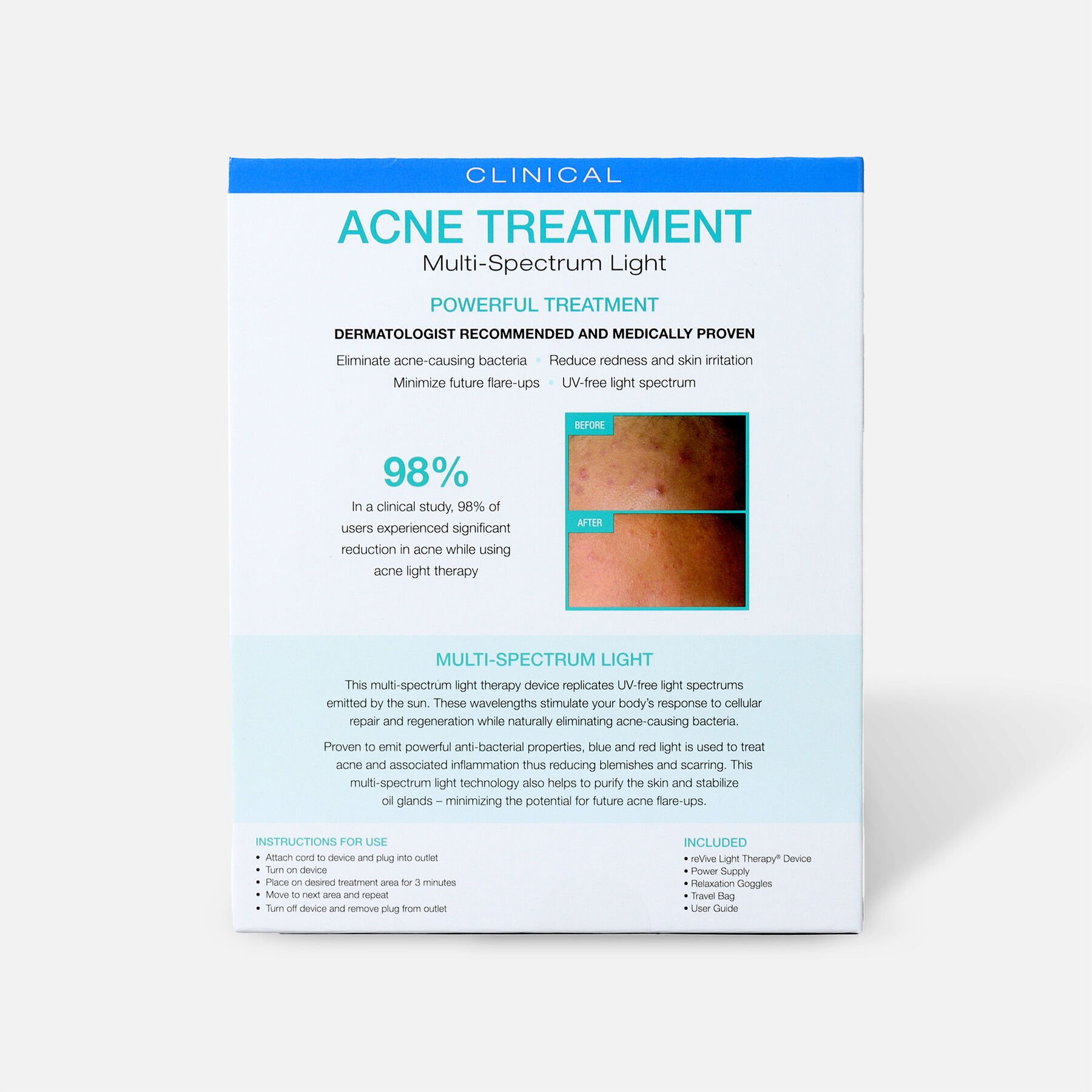FSA Eligible reVive Light Therapy Clinical Acne Treatment FSA Store
