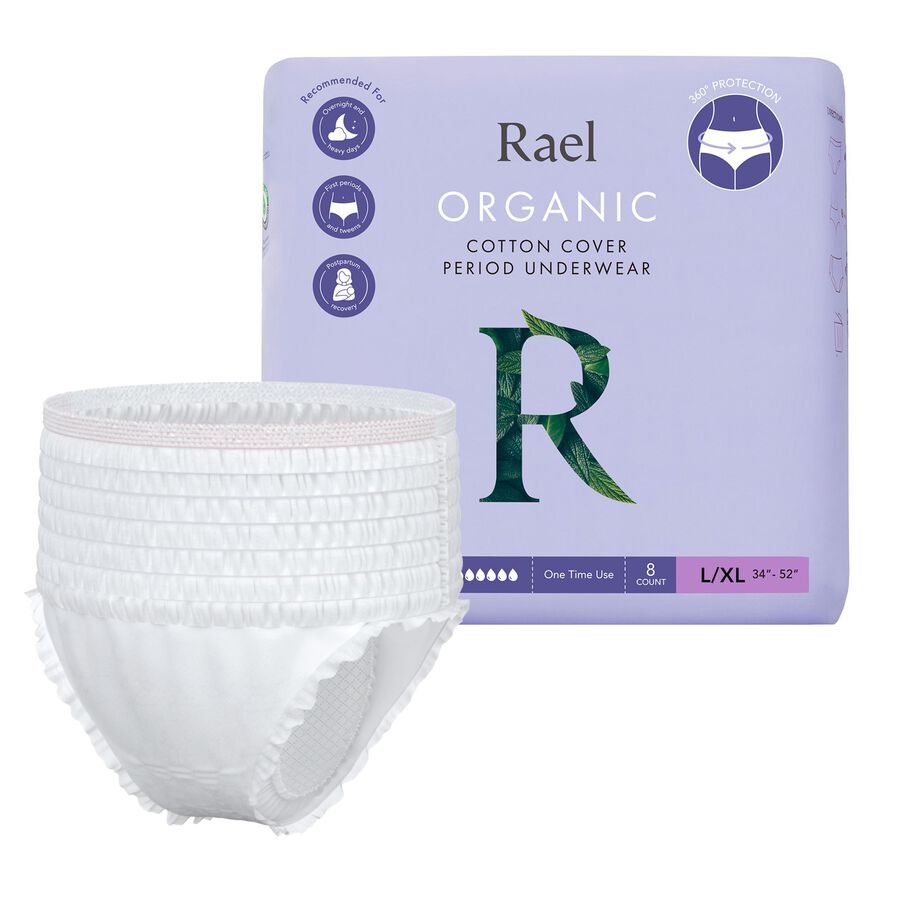 Rael Organic Cotton Disposable Period Underwear