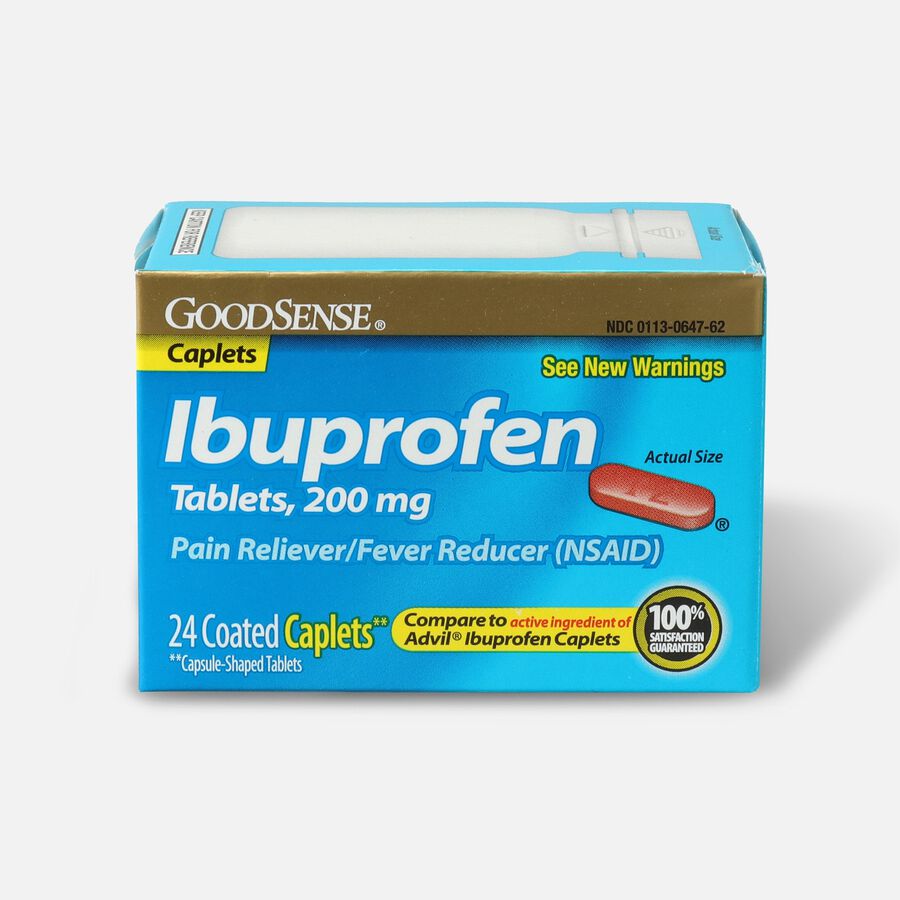 GoodSense&reg; Ibuprofen Coated Tablets 200 mg, Pain Reliever & Fever Reducer, , large image number 3