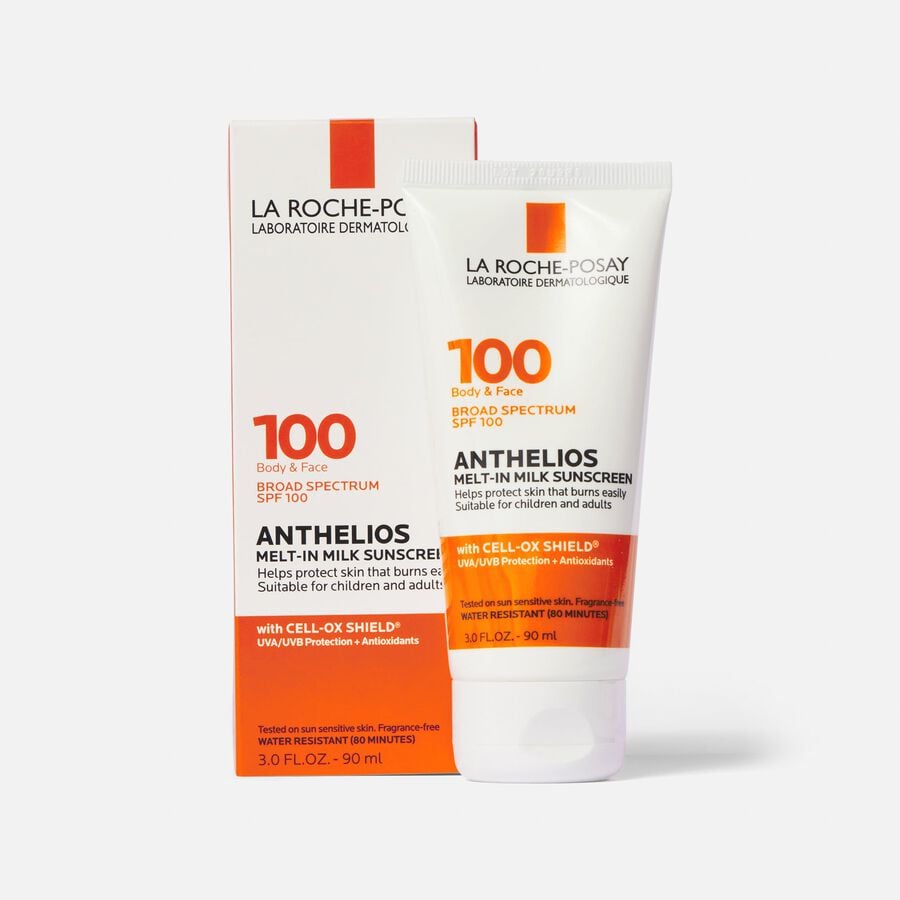 La Roche-Posay Anthelios Melt-In Milk Sunscreen for Face & Body SPF 100, 3 fl oz., , large image number 0