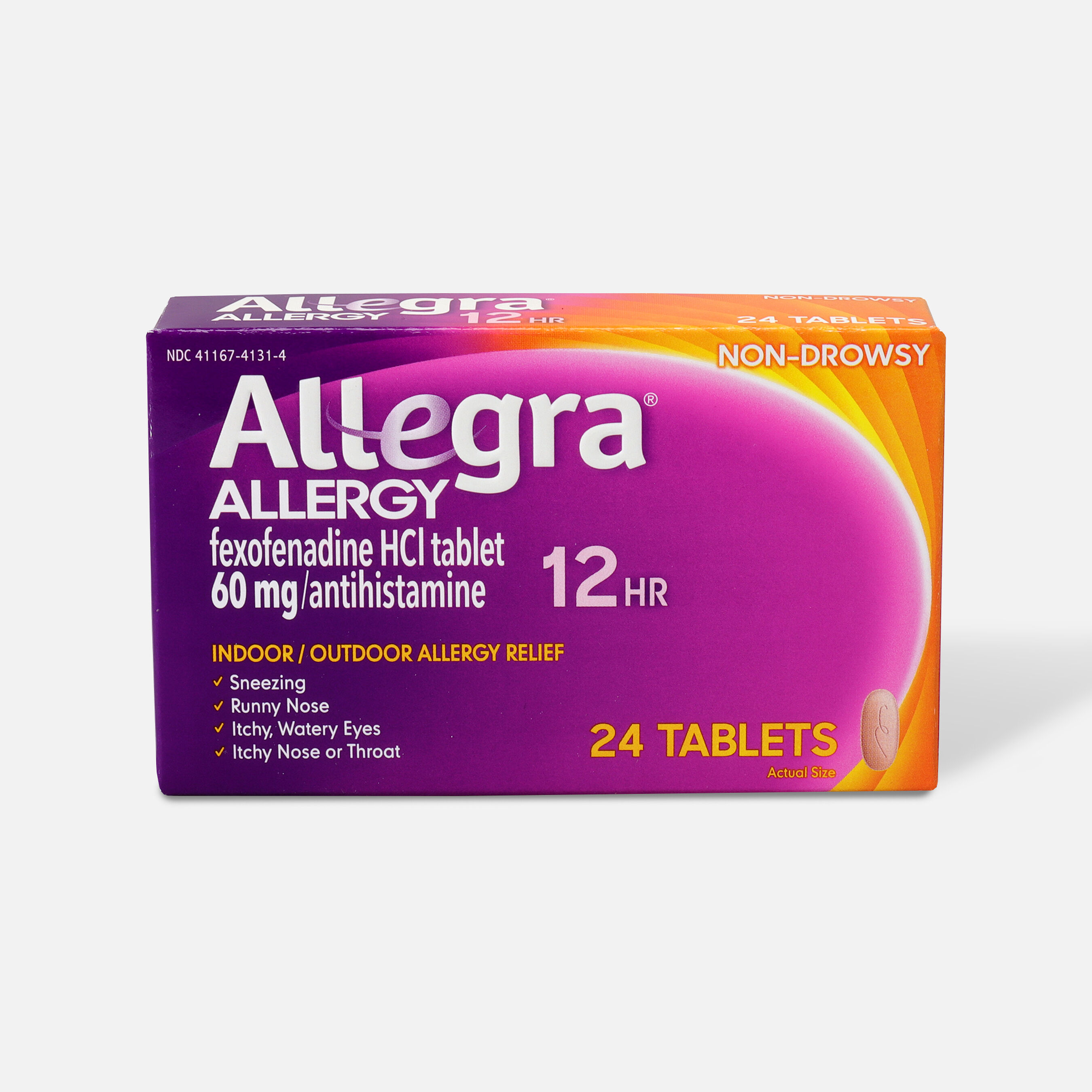 Allegra Allergy 12 Hour NonDrowsy, 24 ct.