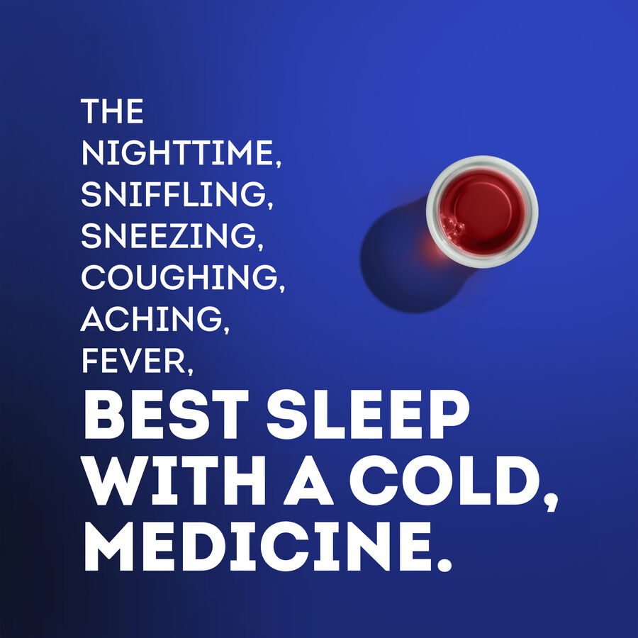 Vicks NyQuil Cold & Flu, Cherry, 12 oz., , large image number 5