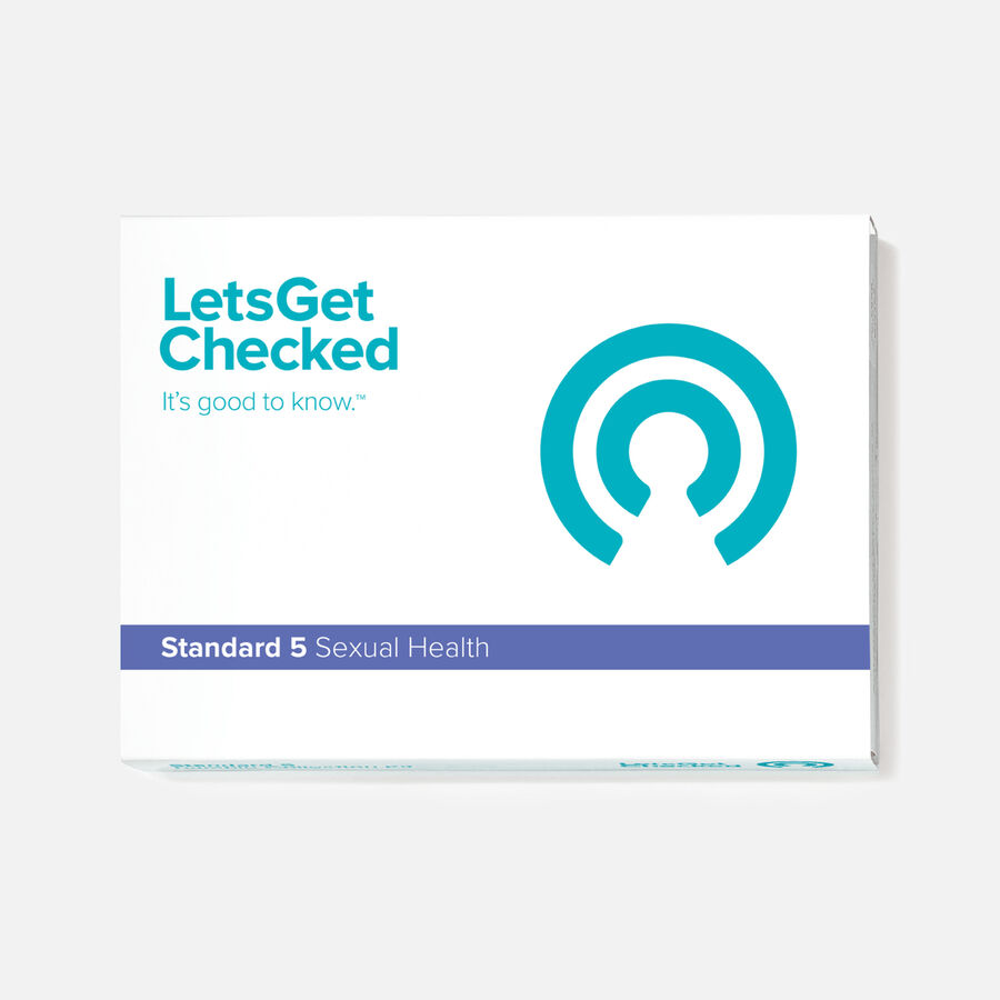 LetsGetChecked Standard 5 at Home STD Test, , large image number 0