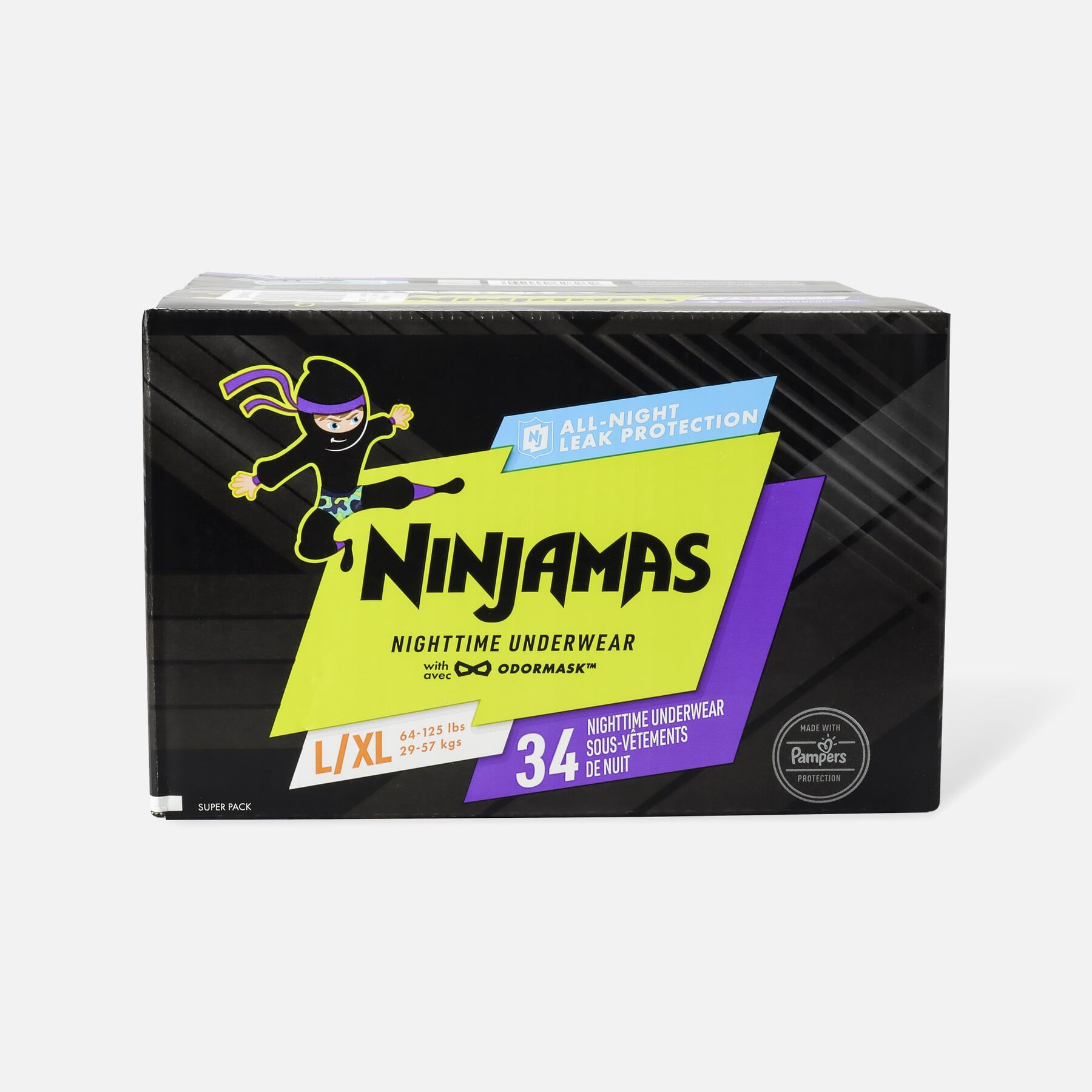 Ninjamas Nighttime Bedwetting Underwear For Boys 5484