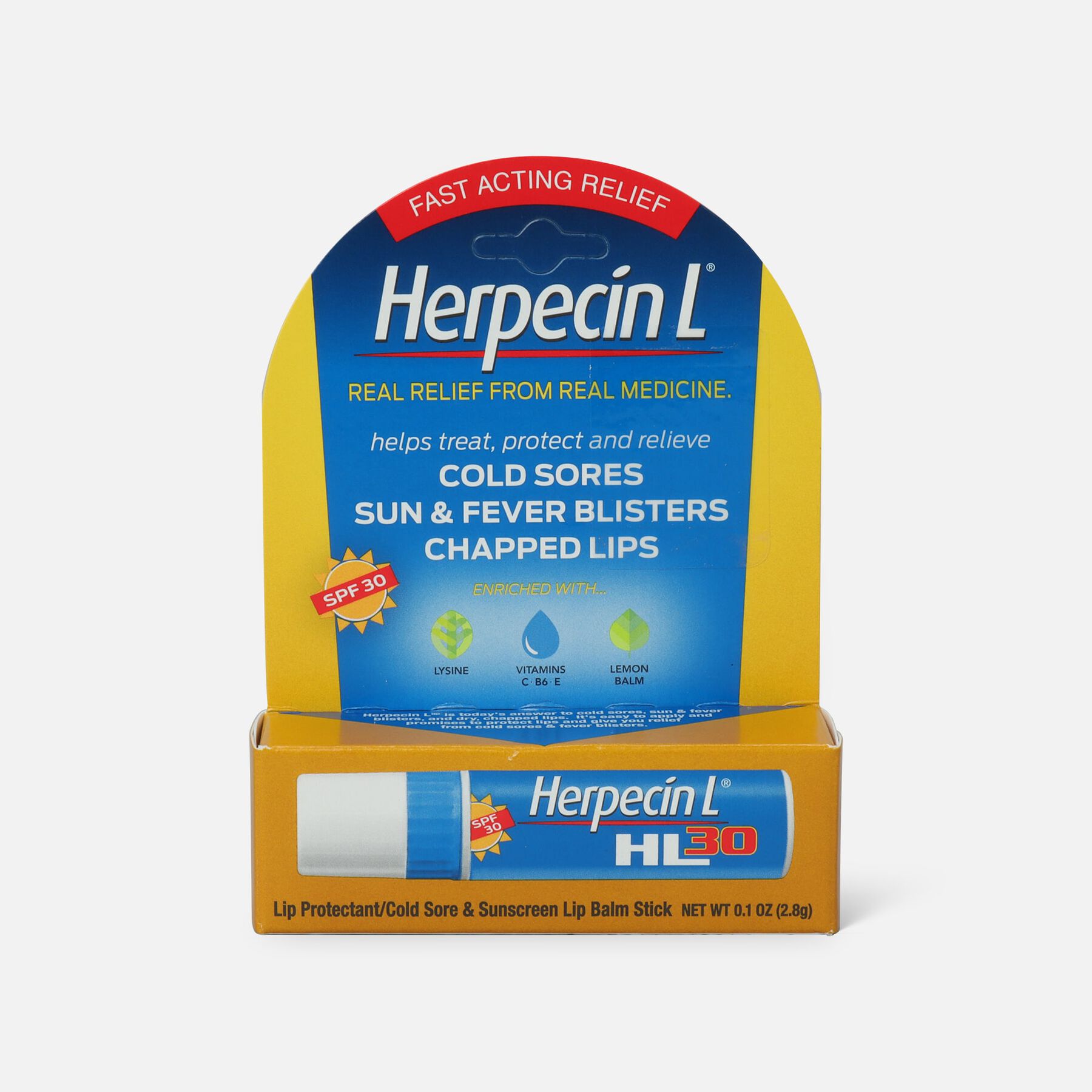 FSA Eligible Herpecin L Lip Balm Stick, .1 oz. FSA Store