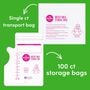 Dapple&reg; Baby Breast Milk Storage Bags with Easy Pour Spout, 8 fl. oz., 100 ct., , large image number 2