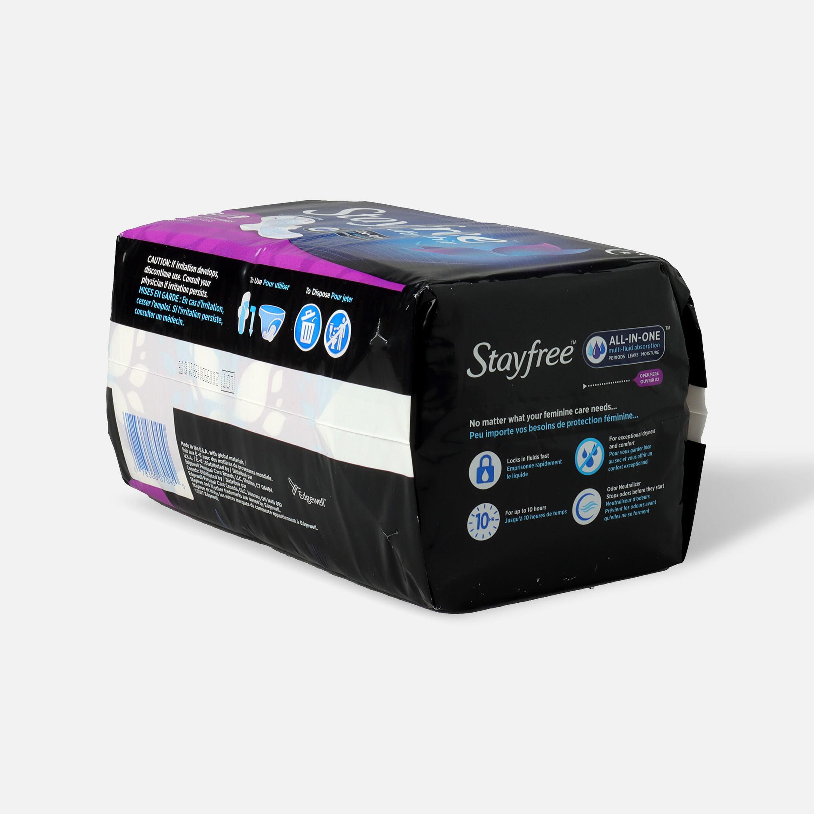 Stayfree Ultra Thin Pads Overnight with Wings