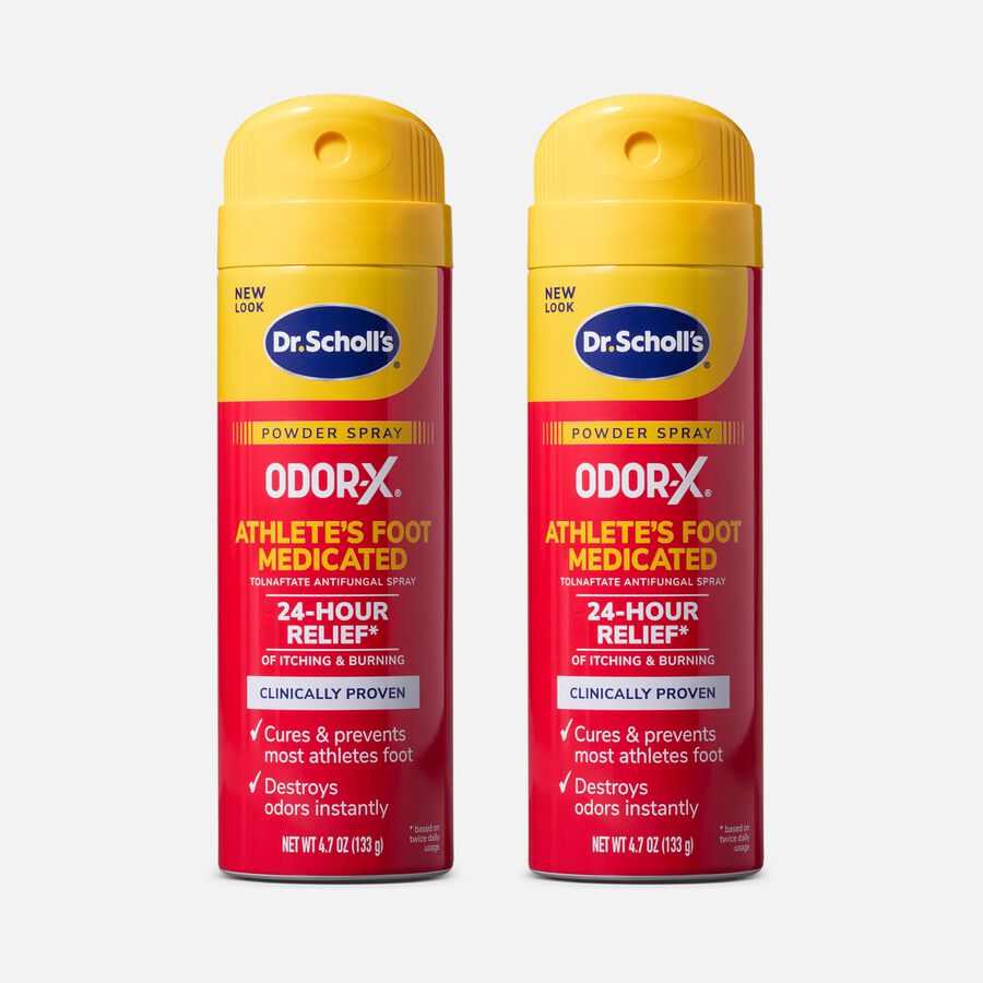 Dr. Scholl's Odor-X Athlete's Foot 24-hour Medicated AF Spray Powder, 4.7 oz. (2 pack), , large image number 0