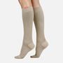 VIM & VIGR Solid Moisture-Wick Nylon Compression Socks, Cashew, 30-40 mmHg, , large image number 0