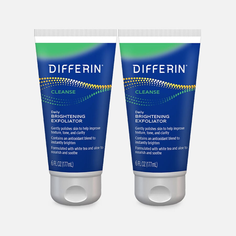 Differin Daily Brightening Exfoliator, 6 oz. (2-Pack), , large image number 0