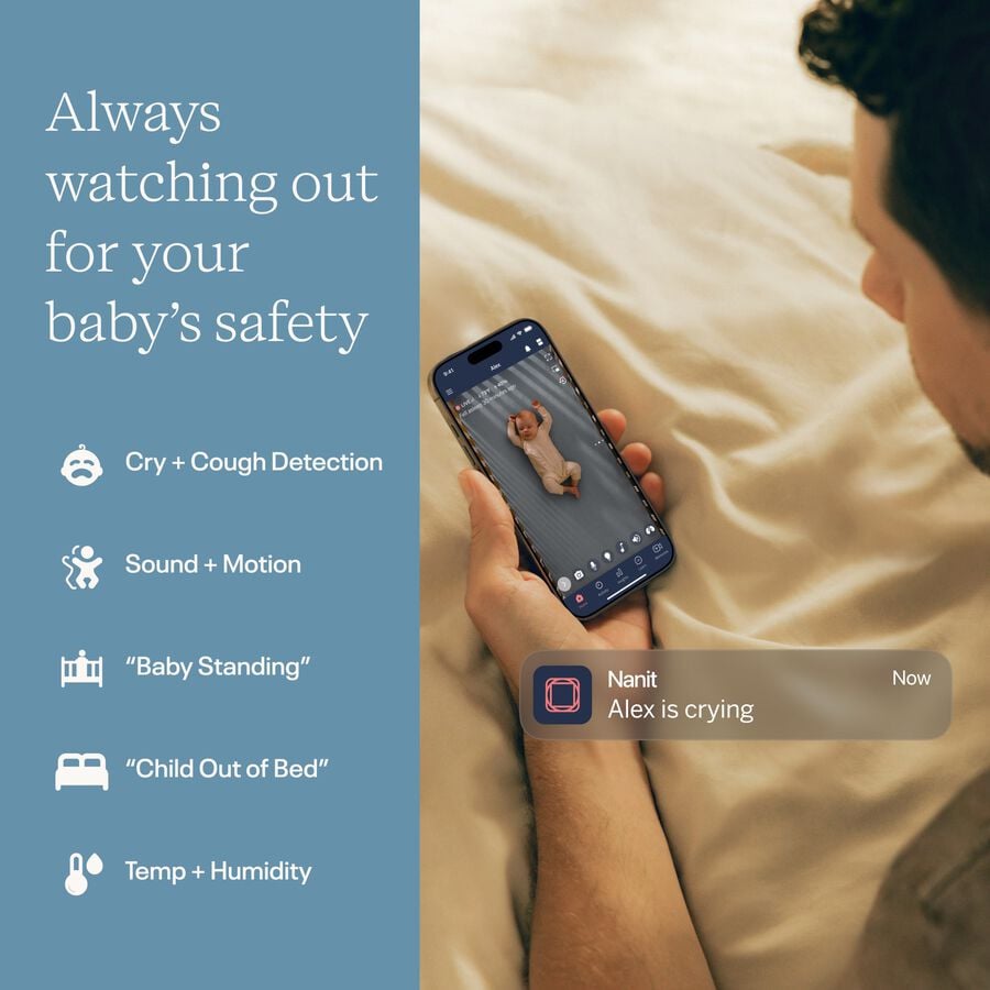 Nanit Pro Smart Baby Monitor & Floor Stand (V2), , large image number 3