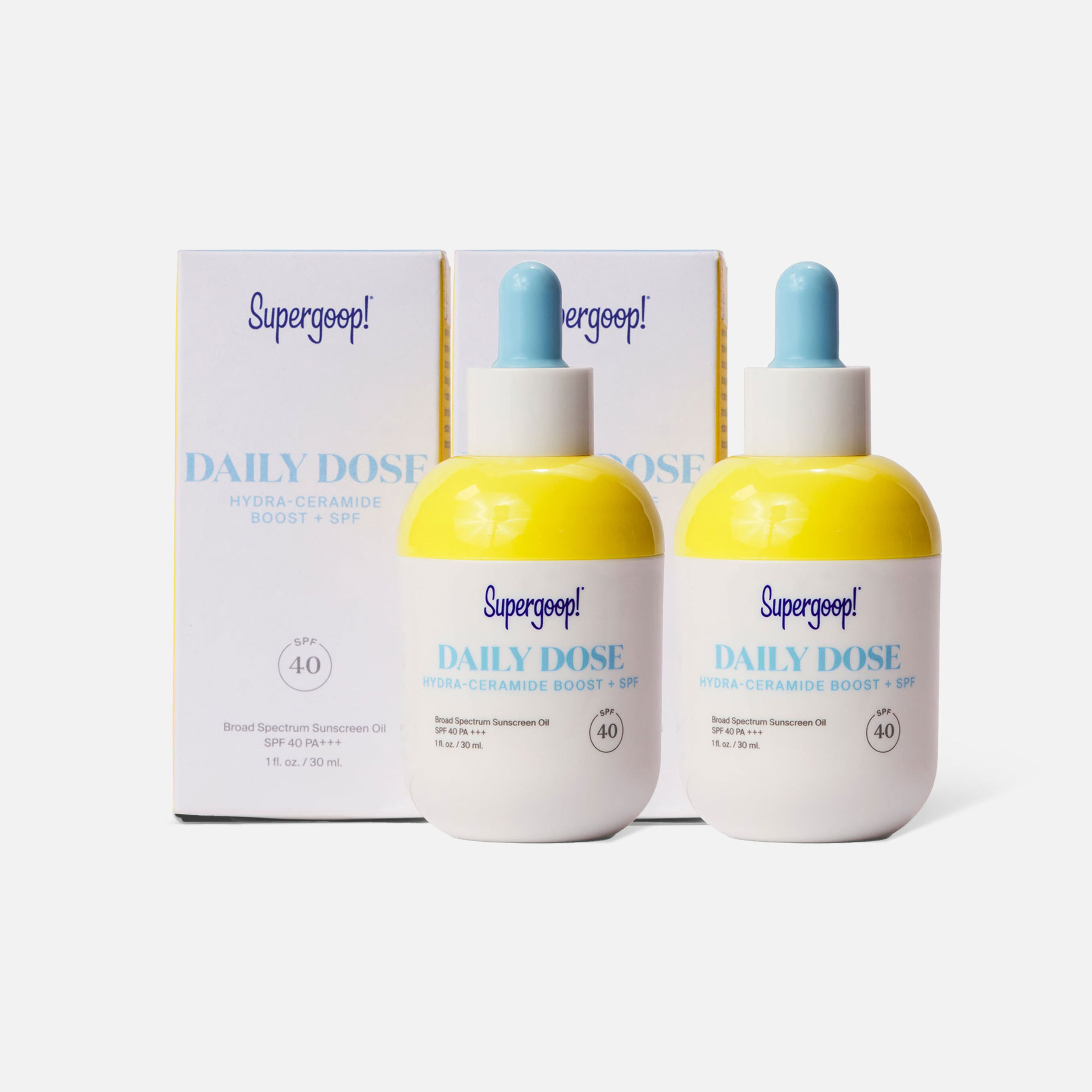 FSA Eligible Supergoop! Daily Dose HydraCeramide Boost + SPF 40 Oil (2
