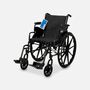 Drive Cruiser III Lightweight Wheelchair, Swing Away Footrests, 18", Black, , large image number 0