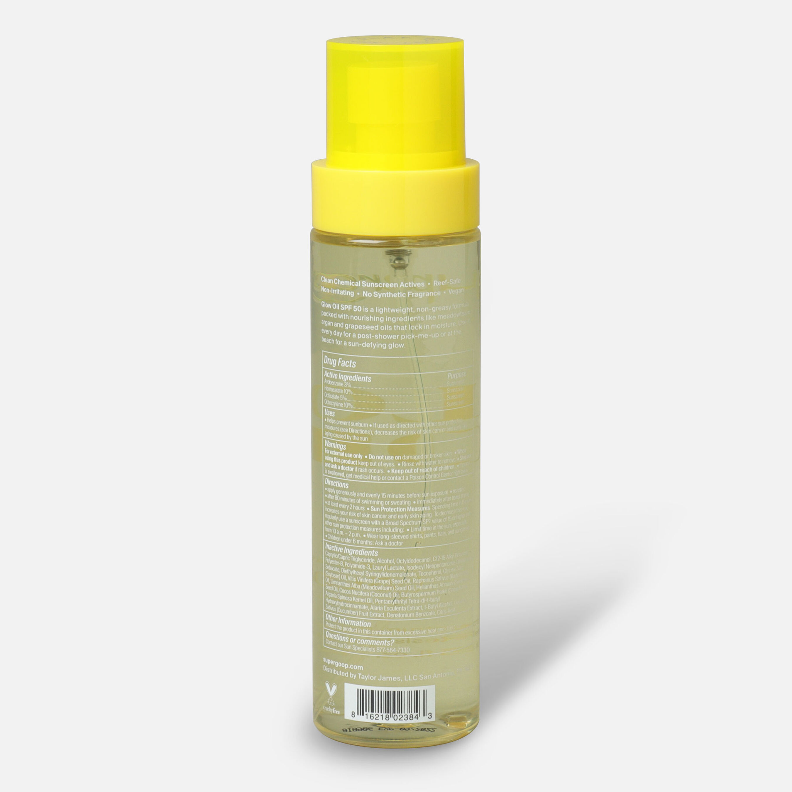 FSA Eligible Supergoop! Glow Oil SPF 50, 5 oz. FSA Eligible