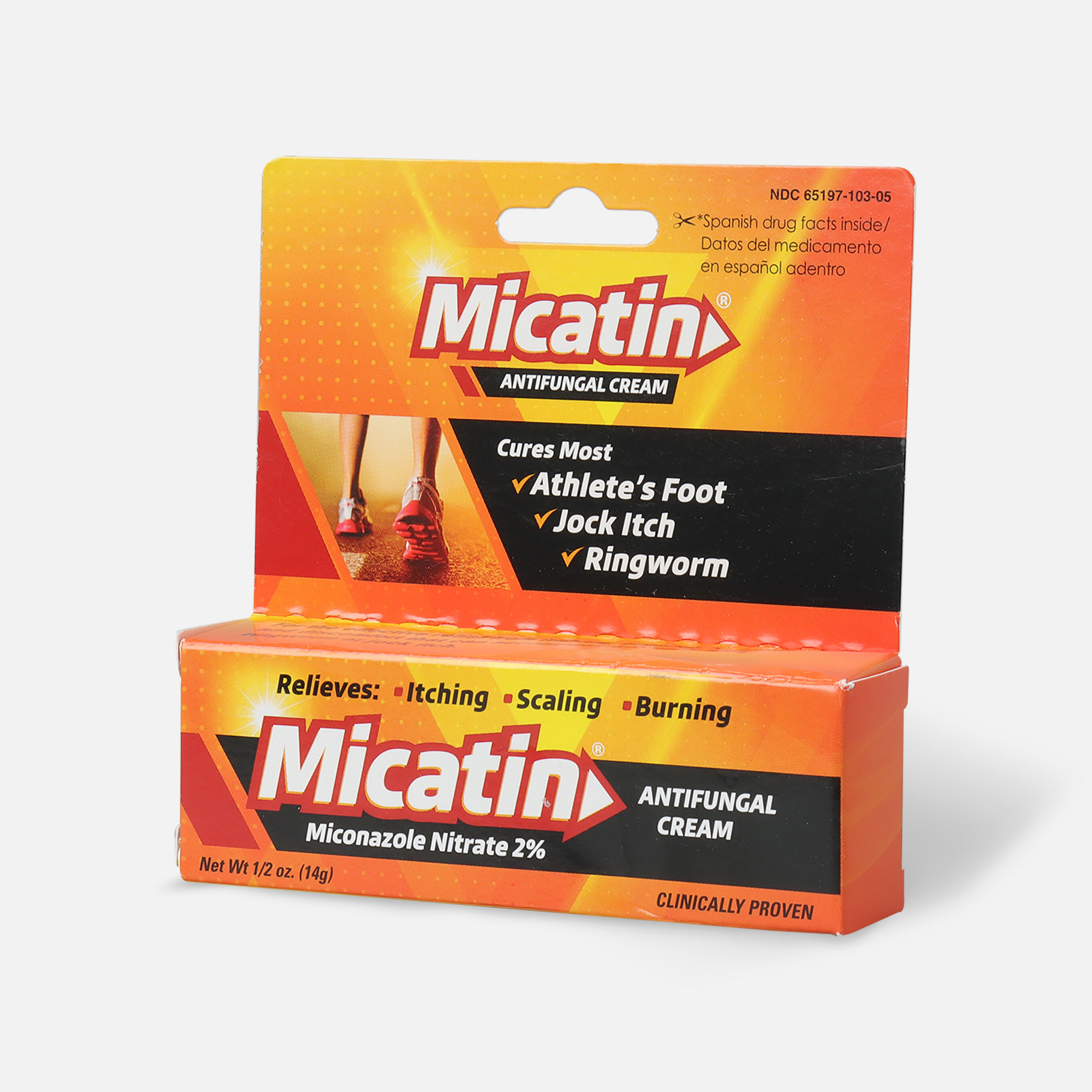 Micatin Antifungal Cream, 0.5 oz