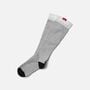 VIM & VIGR Cotton Compression Socks, Pinstripe, Cream and Black, Wide Calf, M/L, 30-40 mmHg, , large image number 2