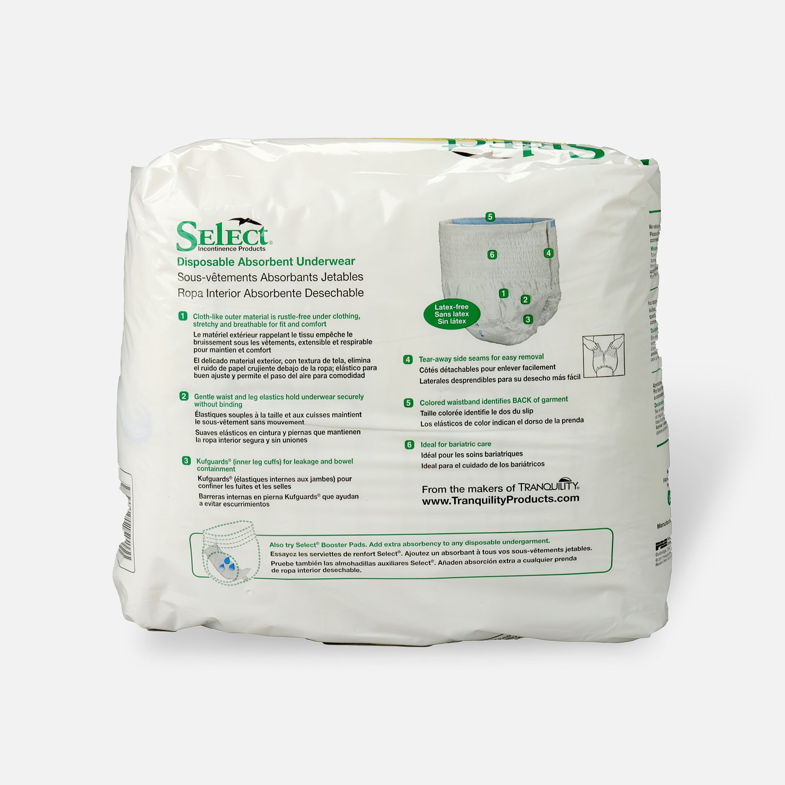 Select Disposable Absorbent Underwear