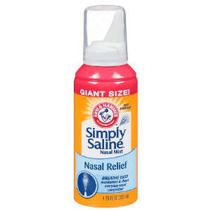 Simply Saline Sterile Saline Nasal Mist 4 25 Fl Oz