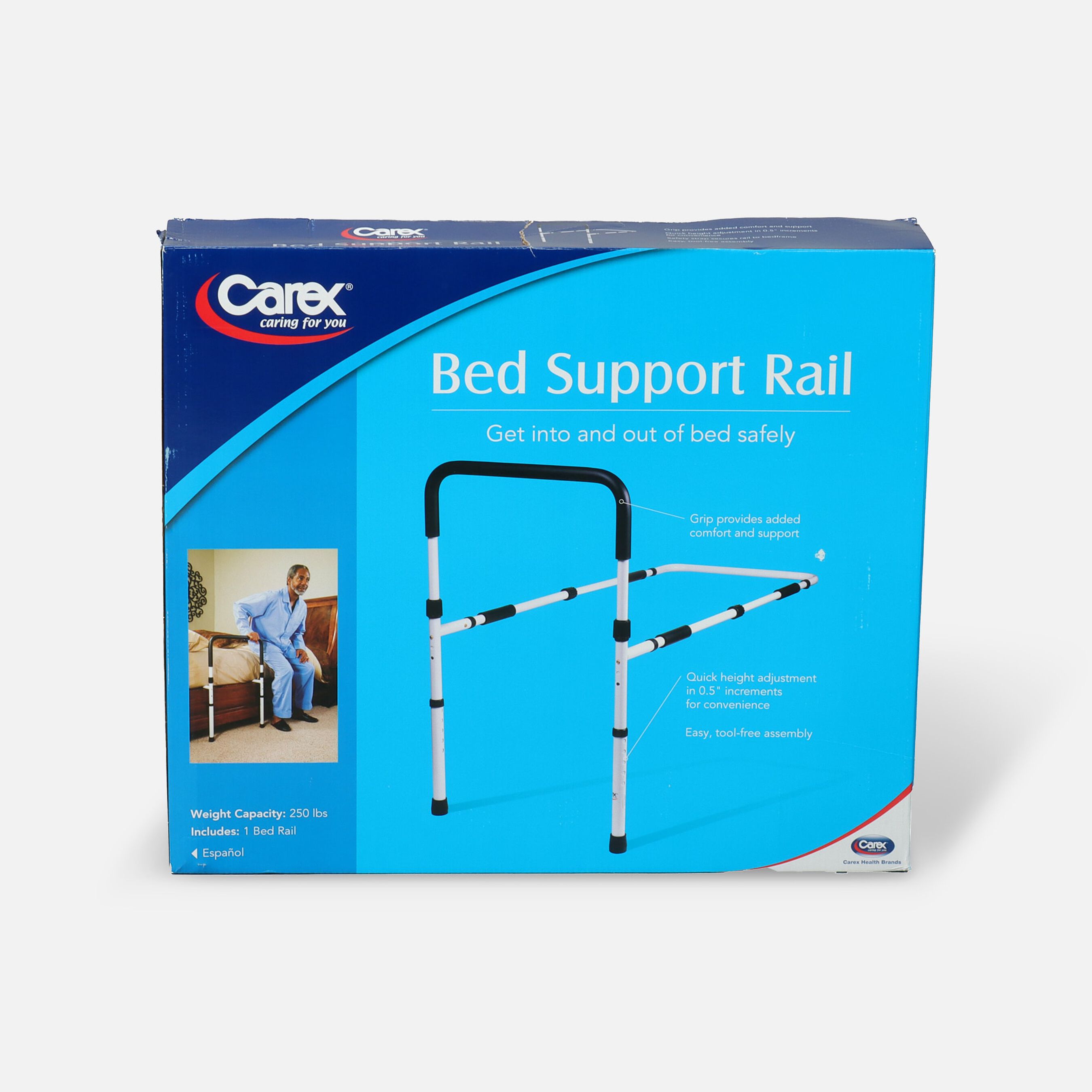 Carex Bed Support Rail, Adjusts 34 to 45, P56600
