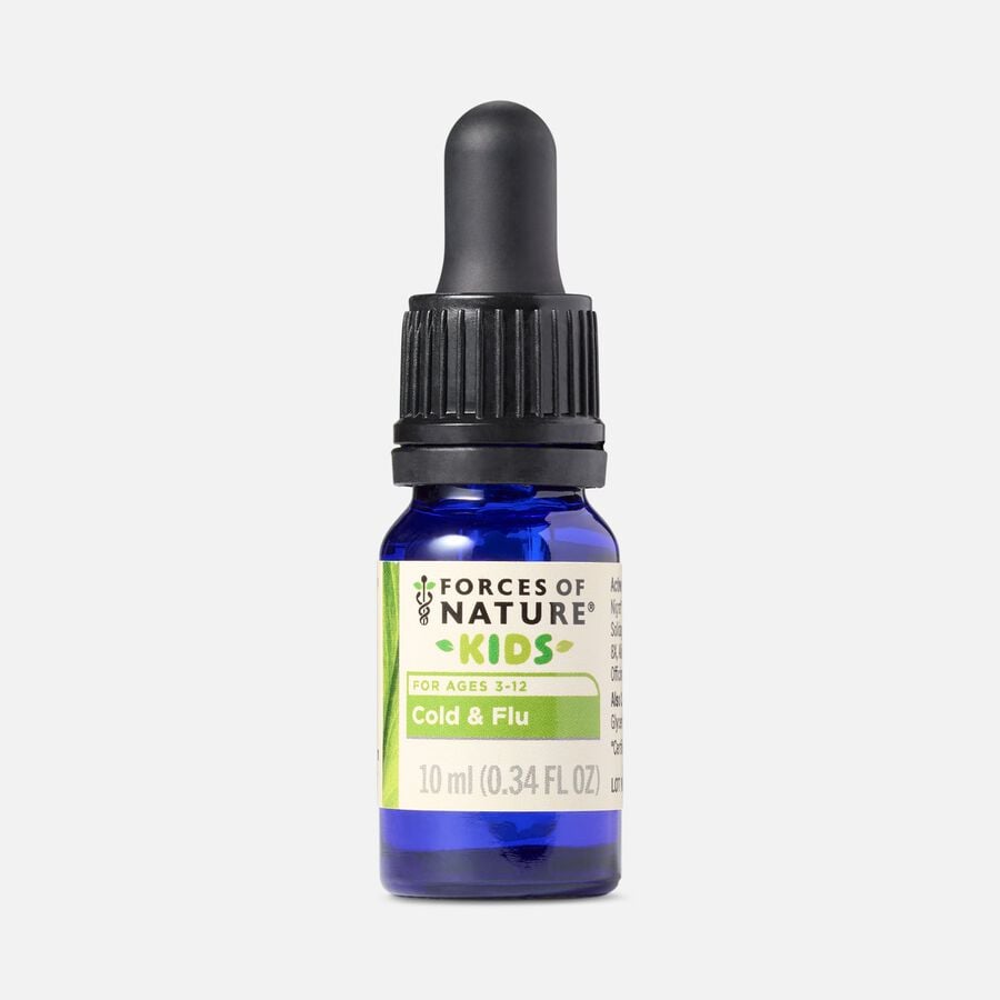 Forces of Nature Cold & Flu for Kids Sublingual Drops, Lemon, 10ml, , large image number 4