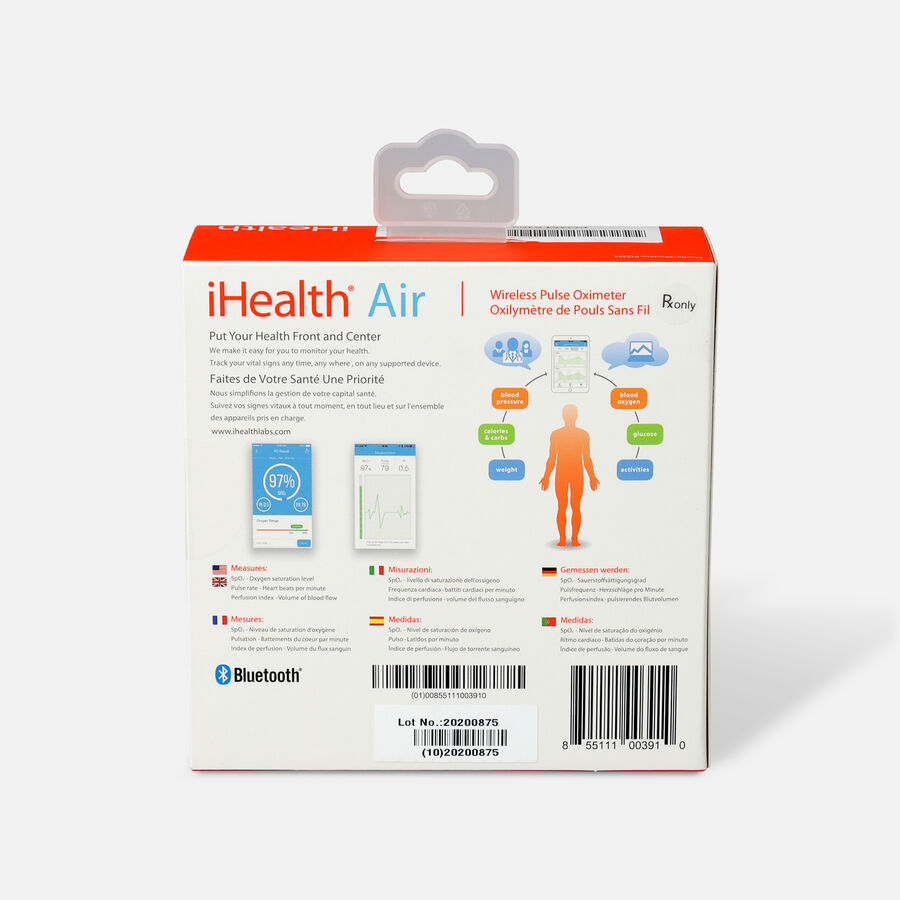 iHealth Air PO3M Pulse Oximeter, , large image number 1