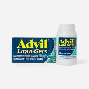 Advil Pain Reliever Fever Reducer Liquid Gels, 160 ct.