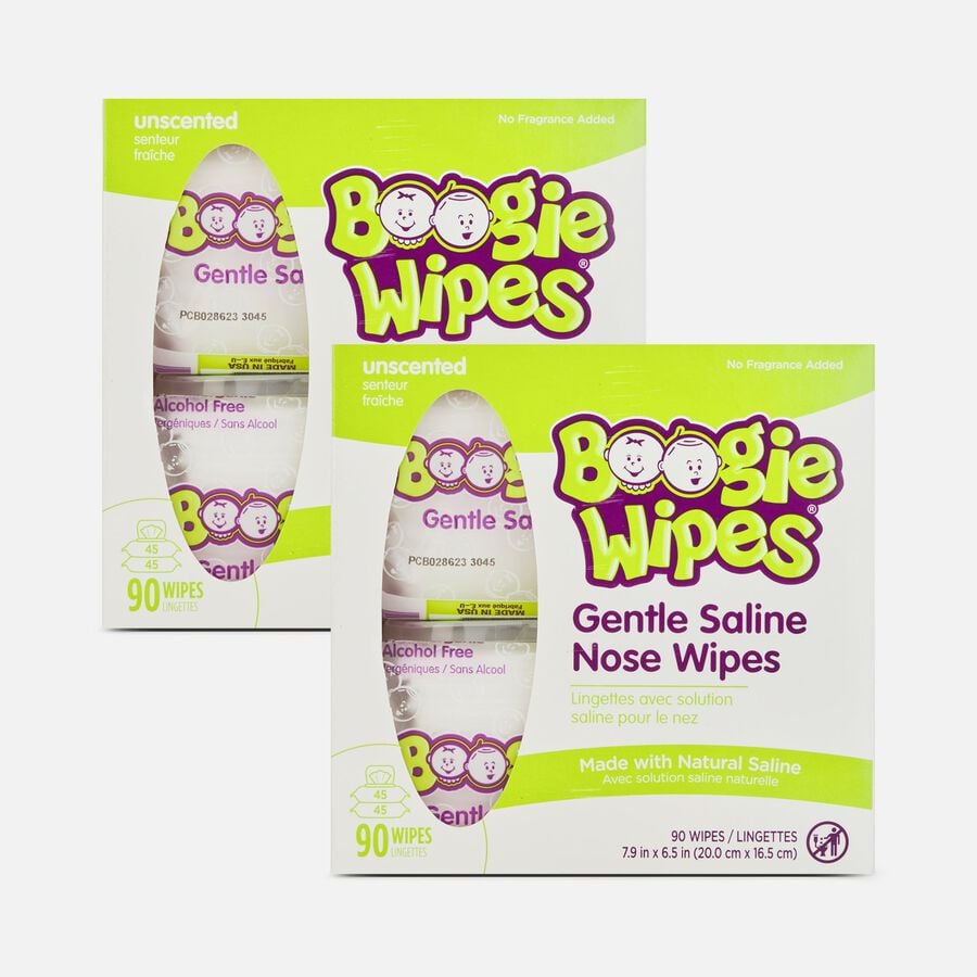 Boogie Wipes&reg; 2-Pack 45 ct. Saline Wipes in Unscented (2-Pack), , large image number 0