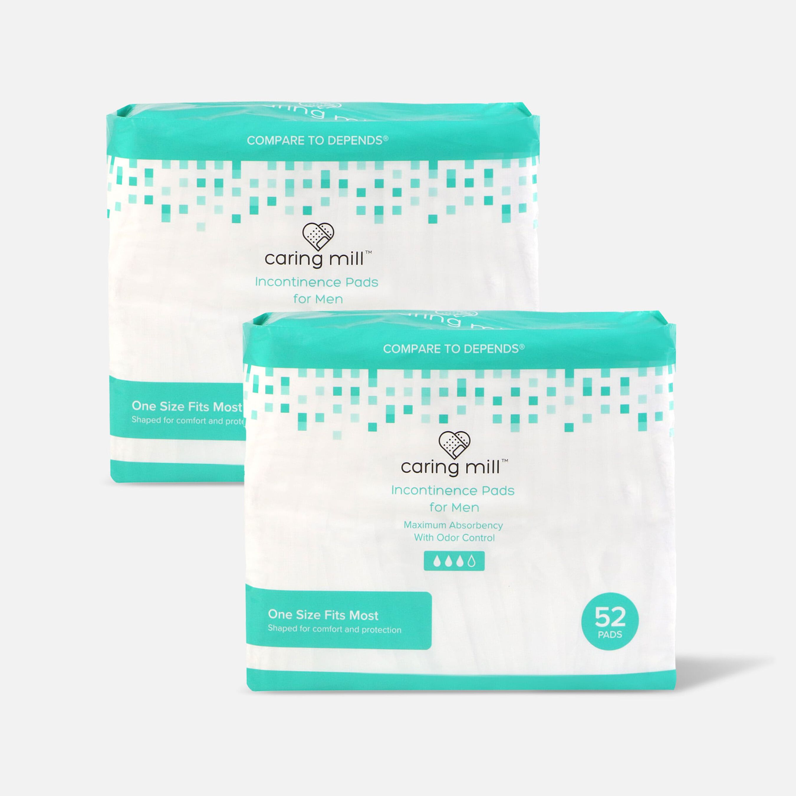 FSA Eligible Caring Mill™ Incontinence Pads for Men, 52 ct. (2Pack