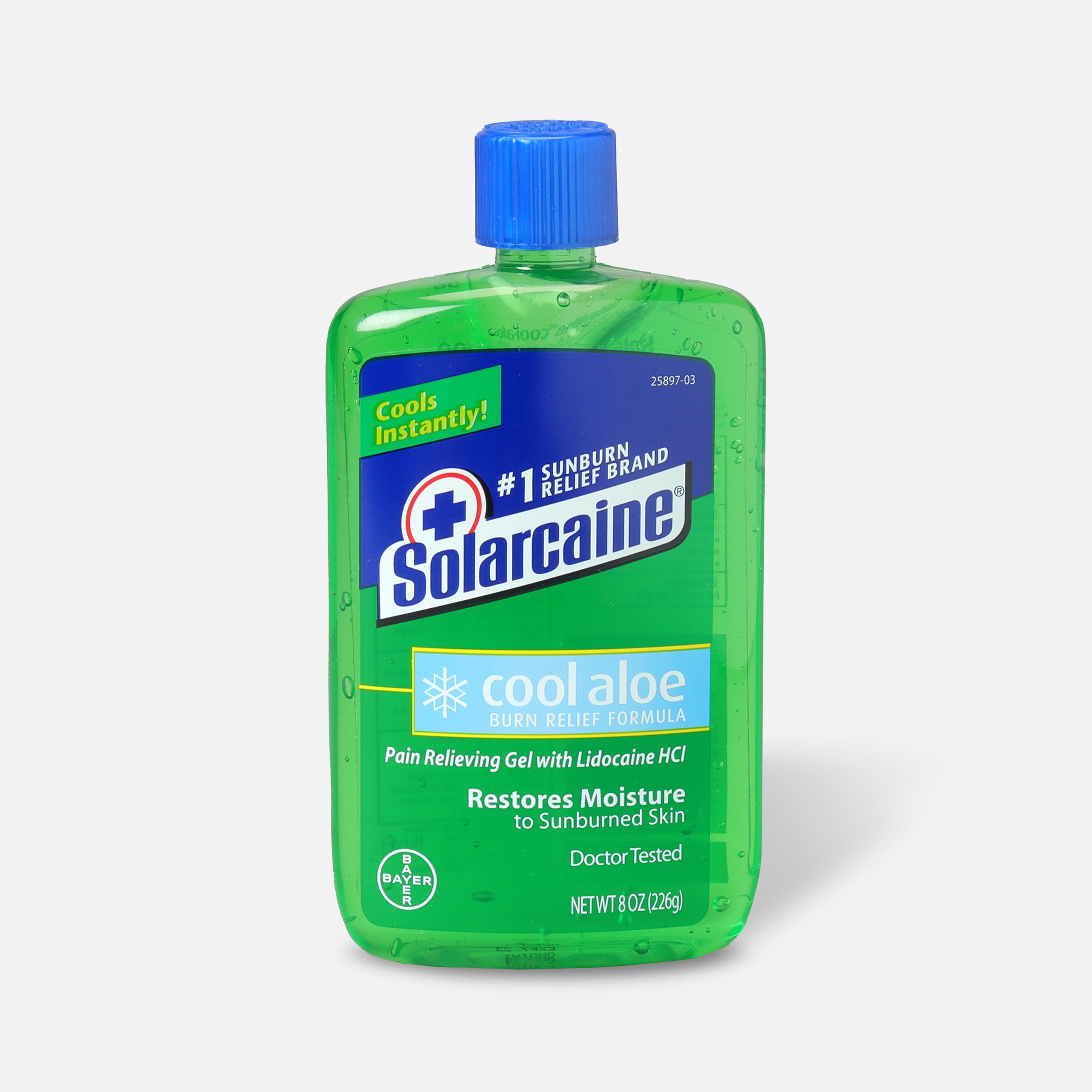 Solarcaine Aloe Extra Burn Relief Gel, 8 oz