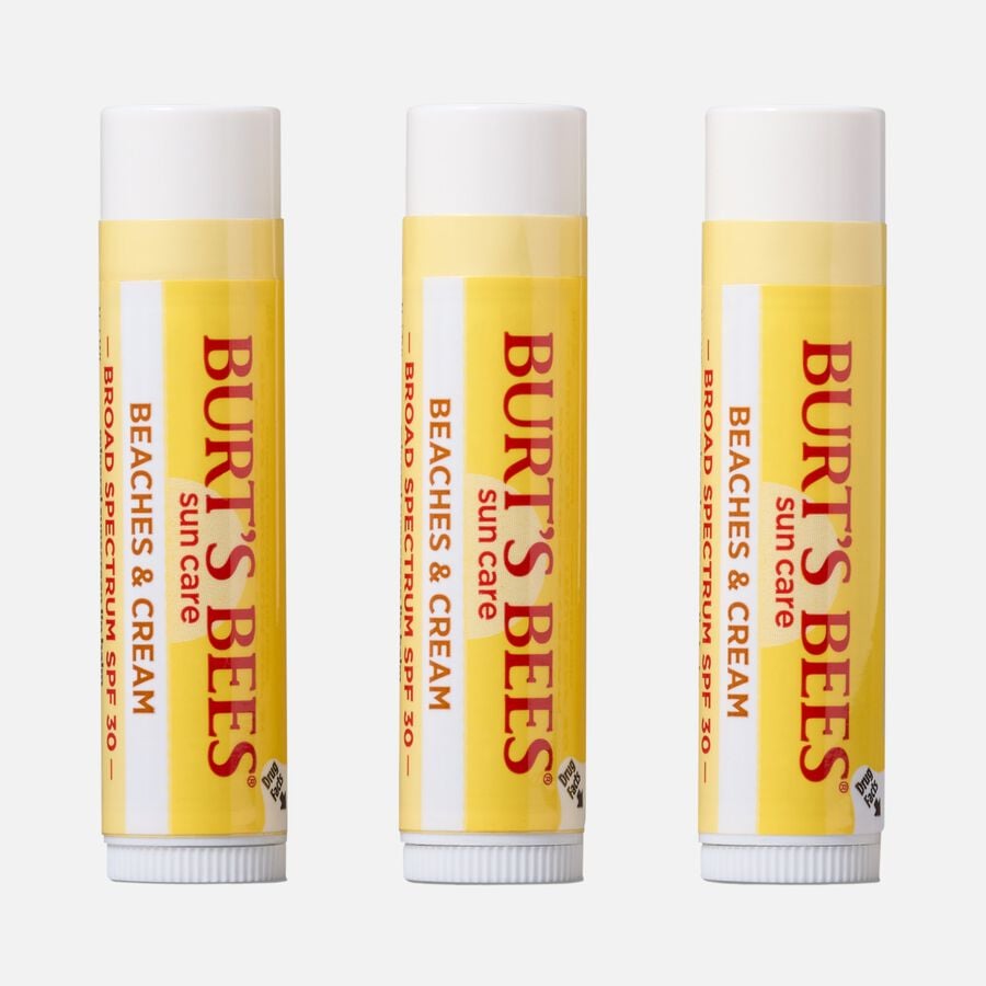 Burt&rsquo;s Bees Sun Care Beaches and Cream Lip Balm SPF 30, 3-Pack, 0.15 oz., , large image number 5