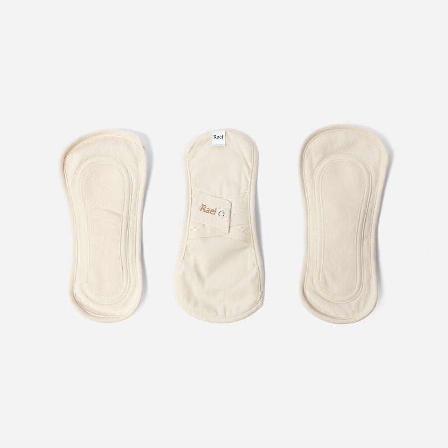 Rael Organic Cotton Reusable Pads for Bladder Leaks, 3 ct., , large image number 1