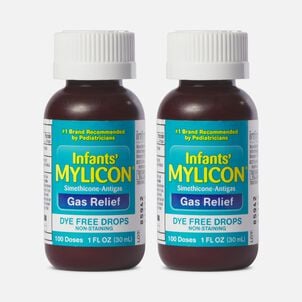 Mylicon Infant Gas Relief Drops, Dye Free, 1.0 fl oz. (2-Pack)