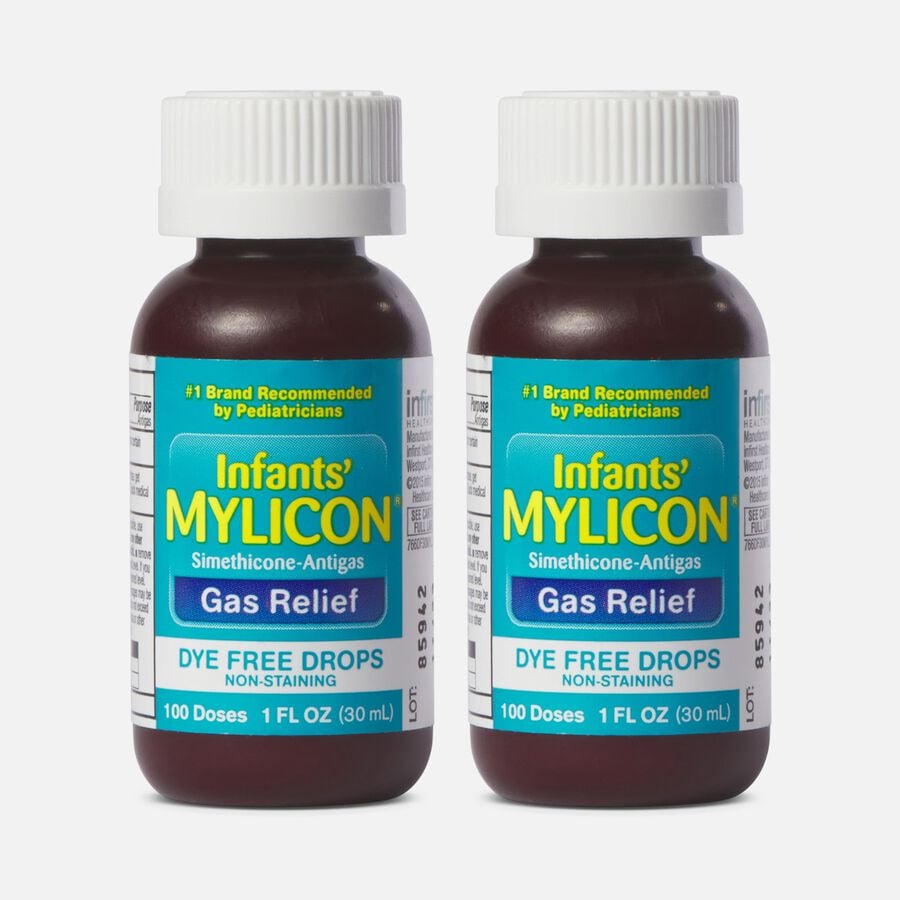 Mylicon Infant Gas Relief Drops, Dye Free, 1.0 fl oz. (2-Pack), , large image number 0