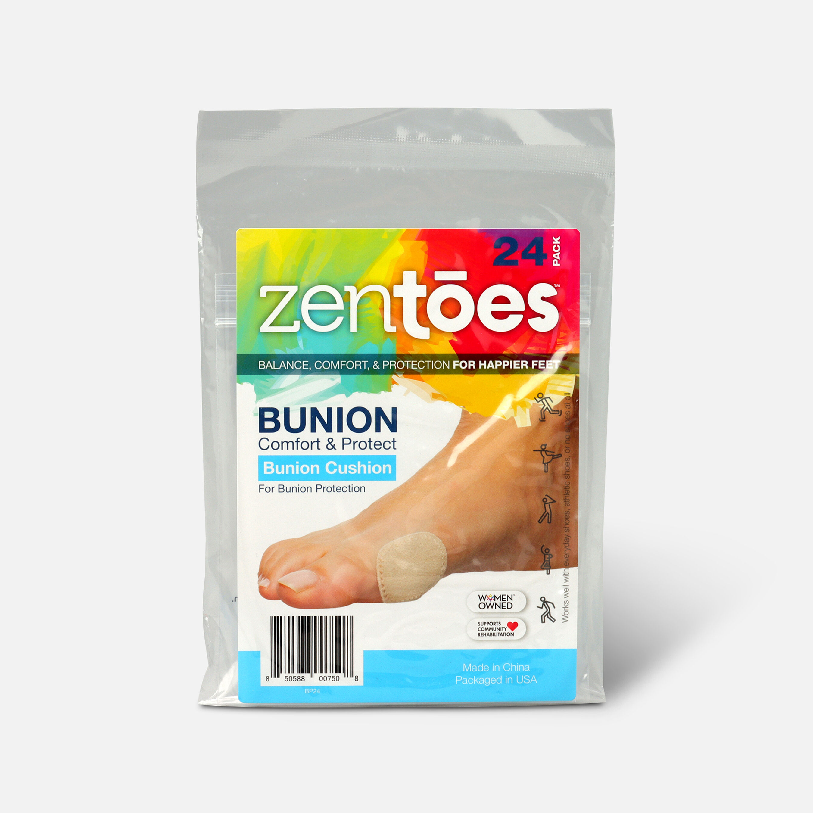 ZenToes Bunion Cushions 24 Pack