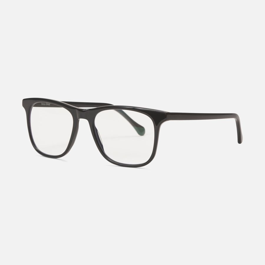 Felix Gray Reading Glasses, Jemison, Black, 1.5, Black, large image number 1