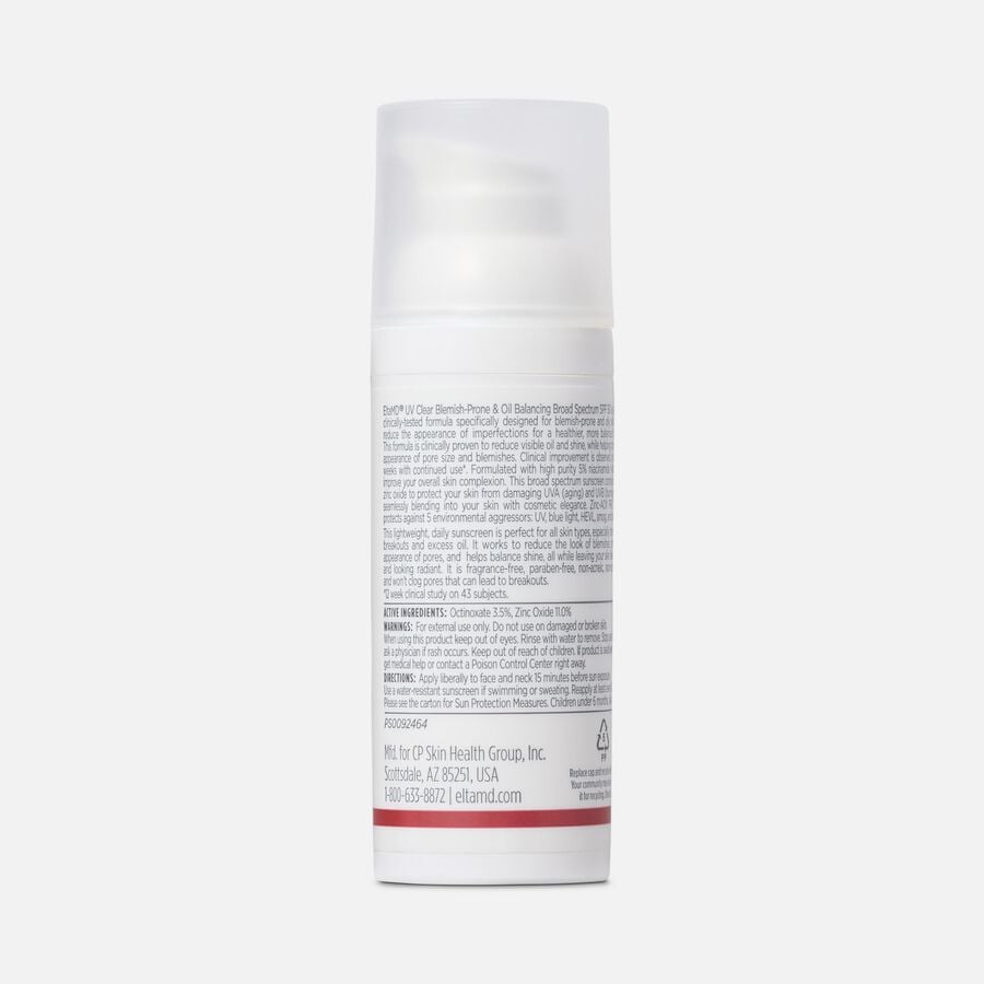 EltaMD UV Clear Blemish-Prone & Oil Balancing, SPF 50, 1.7 oz., , large image number 1