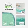 Improvia Washable Underpads, Heavy Absorbency, Reusable Incontinence Pads for Bed, Sofa, Floor, Medium 34&rdquo; x 36&rdquo;, 4-Pack, , large image number 1