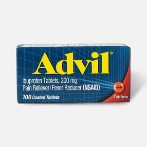 Advil Pain Reliever Fever Reducer Tablets, 100 ct.