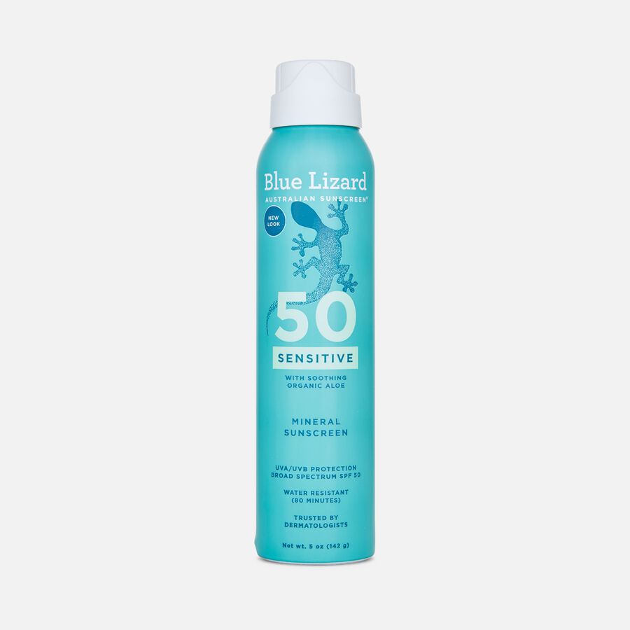 Blue Lizard Sensitive Sunscreen, SPF 50 Spray, 5 oz., , large image number 0