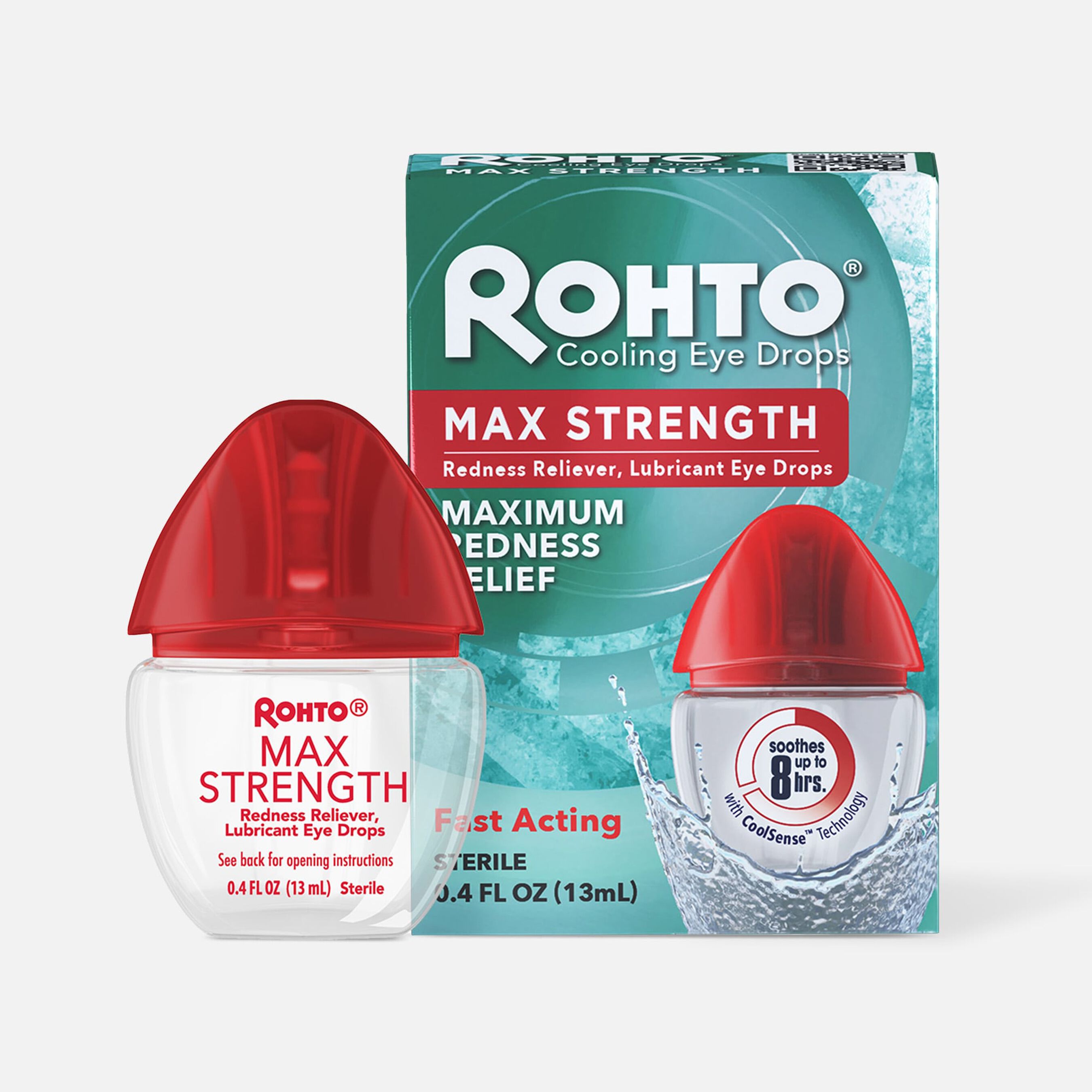 FSA Eligible Rohto Cool Max Redness Relief Eye Drops, 13 mL FSA Store
