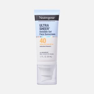 Neutrogena Ultra Sheer Invisible Gel Face Sunscreen SPF 40, 1.7 oz. Tube