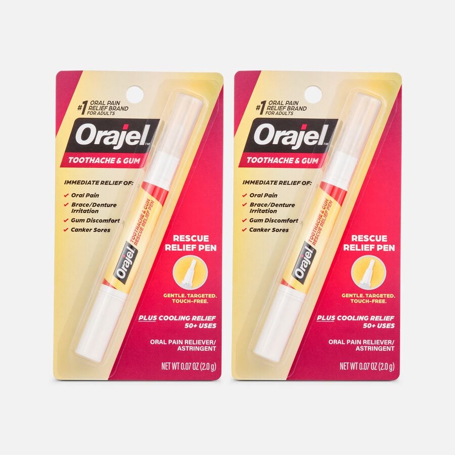 Orajel Tooth & Gum Pain Relief Pen, .07 oz. (2-Pack), , large image number 0
