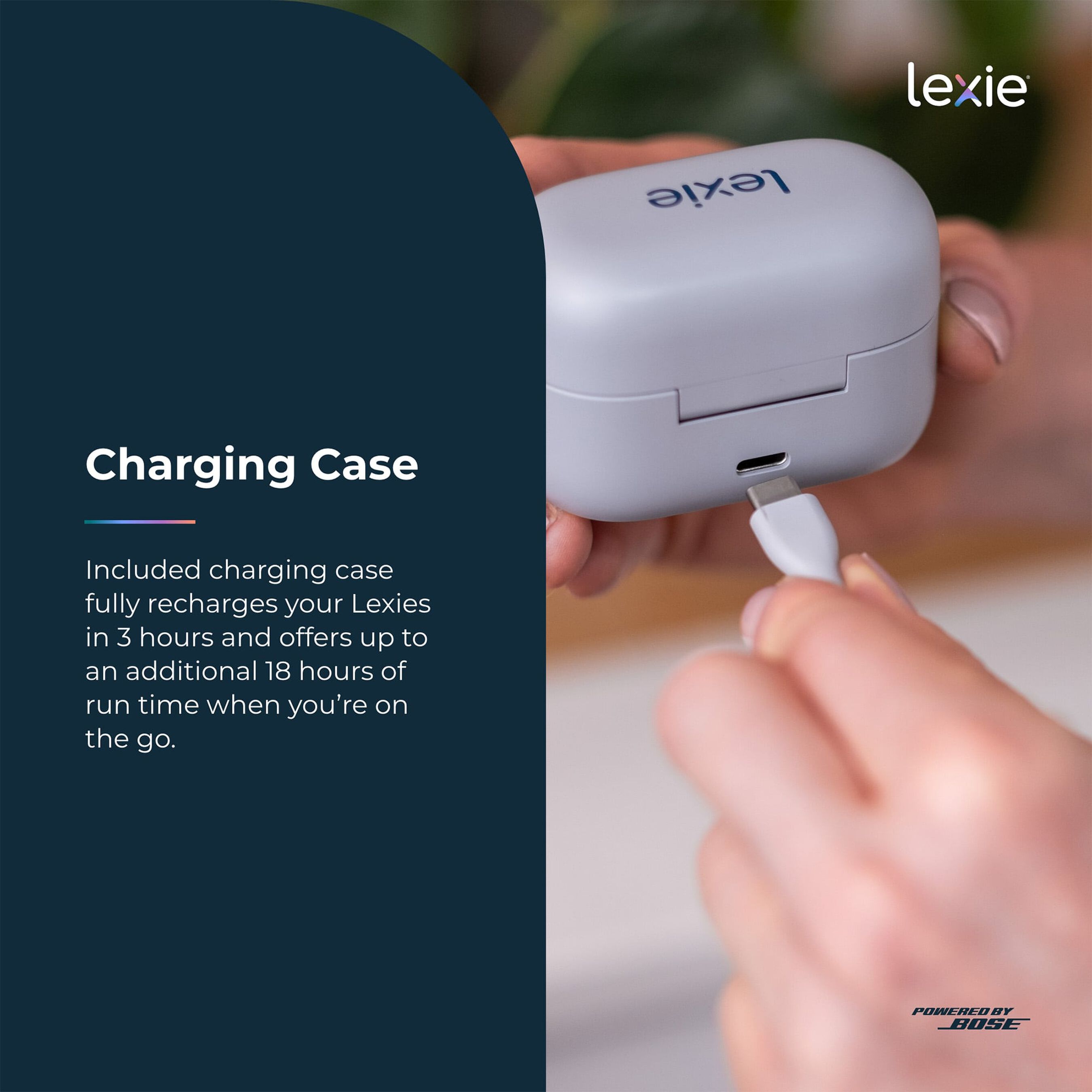 FSA Eligible Lexie B2 Plus SelfFitting OTC Hearing Aids Powered by