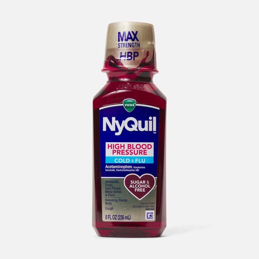 FSA Eligible Vicks NyQuil High Blood Pressure 8 oz FSA Store